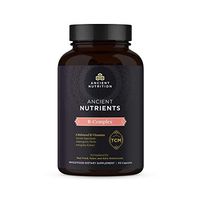 Ancient Nutrition, Ancient Nutrients B-Complex - 8 Balanced B-Vitamins, Adaptogenic Herbs, Enzyme Activated, Paleo & Keto Friendly, 60 Capsules…