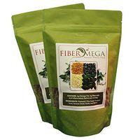 All-in-One Prebiotic Fiber and Detox |Organic Premium Flax & Chia Seeds | Constipation and Bloating Relief |All-Natural Whole Fiber | 5g Fiber and 6g Omega-3 Fats per Scoop | 2lbs- Two Month Supply