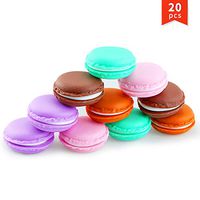 Kuqqi 10 Pcs Macaron Jewelry Box,Portable Travel Pill Boxes,Jewelry Case,Jewelry Storage Box Containers,Macaron Cute Pill Box,Candy Cute Pill Organizer