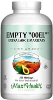 Maxi Health Empty Maxicaps OOEL Extra Large Vegetable Capsules - Passover - 250 Capsules
