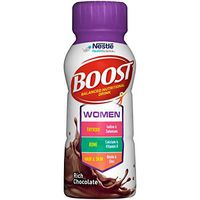 BOOST Women Balanced Nutritional Drink, Rich Chocolate, 8 Ounce Bottle (Pack of 24) (Packaging May Vary)