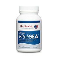 Dr. Sinatra’s Omega VitaliSEA Features a Potent Blend of Deep-Sea Nutrients for Head-to-Toe Vitality, Including Astaxanthin, Japanese Kelp Seaweed, Magnesium, Iodine, and Omega-3s.