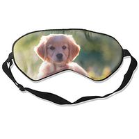 Golden Retriever Dog Print Eye Cover Sleeping Mask for Men Women