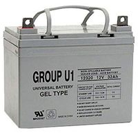 Universal Power Group 12V 32Ah U1 Medical Mobility Scooter Wheelchair Gel Battery
