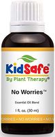 Plant Therapy KidSafe No Worries Essential Oil Blend 30 mL (1 oz) 100% Pure, Undiluted, Therapeutic Grade