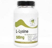 L-Lysine 500mg ~ 200 Capsules - No Additives ~ Naturetition Supplements