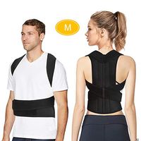 Back Brace Posture Corrector for Men and Women, Adjustable Full Lumbar Back Brace Belts for Slouching and Hunching to Improve Bad Posture Thoracic Kyphosis and Upper Back Pain Relief (M)