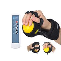 WAOBE Electric Hand Massager Ball, Infrared Hot Compress Ball Massager Wrist Finger Flexion Correction Passive Training Dystonia, for Apoplexy Stroke Hemiplegia,A3