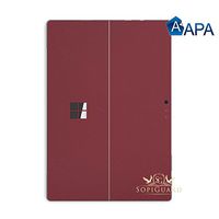 SopiGuard Skin for Microsoft Surface Pro 6 Precision Edge-to-Edge Vinyl Sticker (APA Burgundy Velvet)