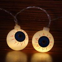 Halloween Eyeball Light Strings Halloween Decoration Lights with 20 LED Beads