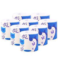 8 Rolls Premium 3-Ply Soft Toilet Paper Bulk, Ultra Cleancare Recycled Toilet Tissue, Strong and Highly Absorbent Toilet Papers for Daily Use