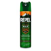 Repel Insect Repellent Sportsmen Max Formula 40% DEET, Aerosol, 6.5-Ounce, 6-Pack