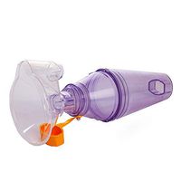 Spacer for Using Puffer - Adaptive Aid for Better and Deeper Puff Delivery Into Lungs - Coordinates Puff Inhalation with Natural Breath