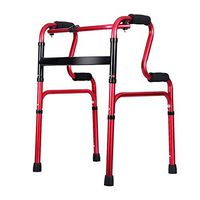 EGCLJ Elderly Folding Walker Walking Frame Wheelless Stainless Steel Walker Adjustable Height Medical Handrail Assist Walking Aid (Color : C)