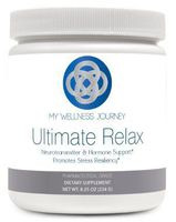 Ultimate Relax Cherry Flavor- Supports Relaxed Mood, Emotional Wellness, Hormonal Balance- Magnesium, myo-Inositol, Taurine, GABA & L-Theanine- 60 Servings 8.25 oz (234 g)