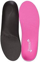 Powerstep Women's PINNACLE PINK Shoe Insoles, Women's 9-9.5 / Men's 7-7.5
