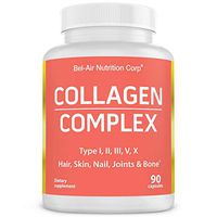 Bel-Air Collagen Complex (Type I, II, III, V, X): Premium Quality Collagen Peptides