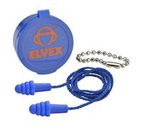 Elvex EP-412 - Quattro Corded Ear Plug w/case & Chain