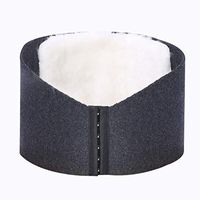 Lumbar Supports Belt Protection Warm Waist Home Protection Series 100% Safety Fabric (Color : Gray, Size : L)