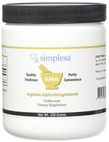 SIMPLESA NUTRITION- AAKG Powder 1:1 Ratio - Arginine Alpha-ketoglutarate - Simplesa AAKG 250 Grams