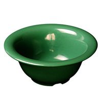 Yanco MS-5510GR Mile Stone Soup Bowl, 10 OZ Capacity, 2.25" Height, 5.5" Diameter, Melamine, Green Color, Pack of 48