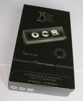 25 X Rolling Paper OCB Premium Black 1 1/4 - 78mm