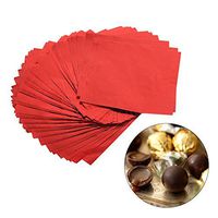 Pasamer 100Pcs/Lot Square Candy Sweets Chocolate Lolly Foil Wrappers Confectionary 3" X 3" Multicolors (07)