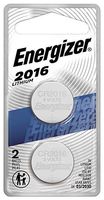 Energizer Lithium Coin Watch/Electronic Battery 2016, 2-Count