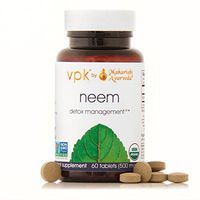 Organic Neem | 60 Herbal Tablets - 500 mg ea. | Natural Blood Purifier | Herbal Supplement for General Well-Being | Promotes Healthy, Glowing Skin