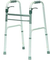 Junior Folding Walker for Seniors - Sure Lever Release Folding Walker Deluxe Height (Short, Standard, People) by Healthline Trading