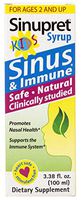 Sinupret Kids Sinus & Immune Syrup Respiratory & Immunity Boost Natural, Fast Acting Herbal Support with Verbena & Elder Flower - Cherry Flavor - 3.38 oz
