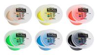 CanDo TheraPutty Standard Exercise Putty, 6 Piece Set (Tan, Yellow, Red, Green, Blue, Black), 3 oz