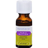 Aura Cacia Essential Solutions Oil Panic Button - 0.5 fl oz (Pack of 6)