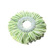 Daxin Replacement Microfiber Mop Heads 360° Spin Round Shape Standard Size Easy Wring Spin Mop Refill