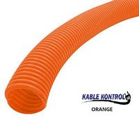 1" Kable Kontrol Colored Split Wire Loom (1" Diameter - 25Ft Long, Orange)