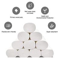Tissue 10 Rolls Toilet Paper Bulk Bath Tissue Bathroom Soft White 3 Ply Kitchen Soft