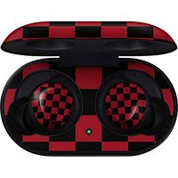 Skinit Decal Audio Skin for Galaxy Buds - Officially Licensed Skinit Originally Designed Red and Black Checkerboard Design