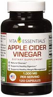 Vita Essentials Apple Cider Vinegar 1000 Mg Per Serving Capsules, 120 Count