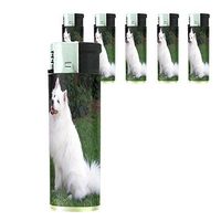 Dog american eskimo dog Lighter Set of 5 Pieces