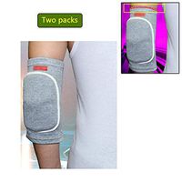 QWERTY Elbow Support/Elbow Protection, High Density Sponge, for Riding Protection, Old Age Collision Avoidance (2 Packs),Gray,M