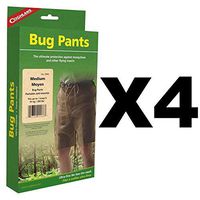 Coghlan's Bug Pants Medium Black Unisex Flame Retardant Mosquito Net (4-Pack)