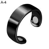BeimYcW Unisex Magnetic Slimming Anti Snore Ring Weight Loss Fat Burning Health Care Silver B