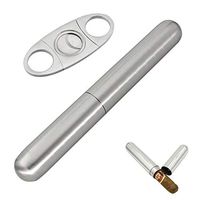 GOODFEER Stainless Steel Cigar Cutter Safe and Clean Handheld Sheer Travel Item Cigar Accessories