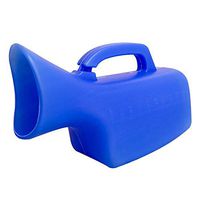 GxYue Portable Plastic Urinals - Incontinence Potty Hospital Pee Bottle for Car,Old Man,Child & Diabetes for Camping Outdoor Travel Seat Belts (Color : Blue, Size : Female)