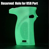 CEOKS for SMOK Mag Grip 100W Silicone Case, Anti-Slip Protective Silicone Case Skin Rubber Cover for SMOK Mag Grip 100W Kit TC Mod Box Rubber case wrap Shield (Luminous)