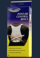 Bell-Horn Posture Control Brace, White