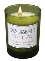 Scentsational THE MARKET Revitalizing Aromatherapy Essential Oil Scented Soy Candle (Satsuma Blossom)