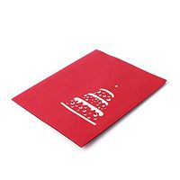 Christmas Greeting Card 3D Greeting Card Handmade Birthday Valentine Wedding Invitation