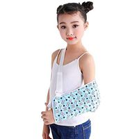 Medical Arm Sling Brace Breathable Shoulder Immobilizer Fractured Stabilizer for Injury Broken Arm Recovery, for Kids Use (M)
