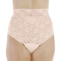 3-Pack Women's Beige Lovely Lace Regular Absorbency Incontinence Panties 1X (Fits Hip 43-44")